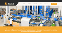 Desktop Screenshot of precisionconveyors.com